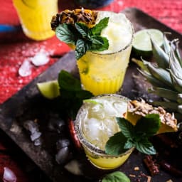 4-Ingredient Pineapple Lime Chelada 