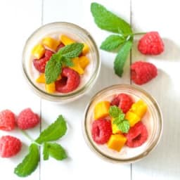 5-Ingredient Mango Raspberry Fool