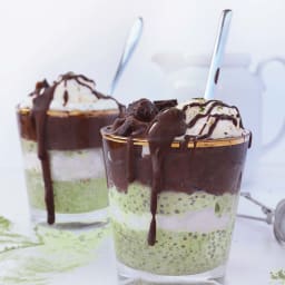 Vegan Matcha Green Tea Pudding