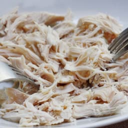 All Purpose Crockpot Shredded Chicken