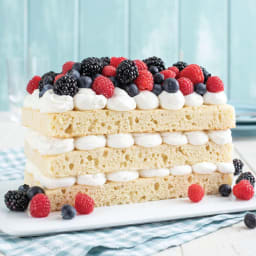 Almond Berry Cake