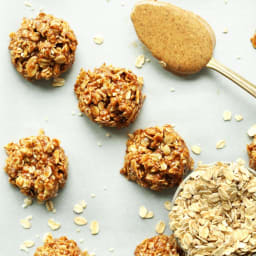 Almond Butter No-Bake Cookies