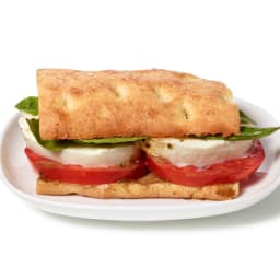 Almost-Famous Tomato, Basil and Mozzarella Flatbread Sandwiches