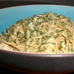 Angel Hair Pasta with Lemon and Chicken