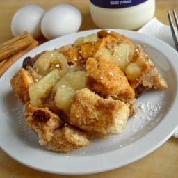 Apple Cinnamon Bread Pudding