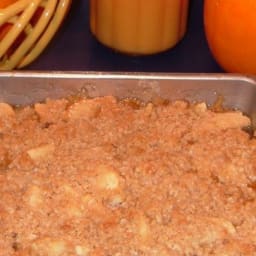 Apple Maple Crumble Pie