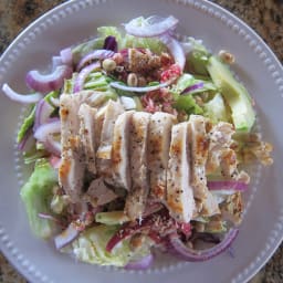 Asian Chicken Salad with Cilantro Lime Dressing        