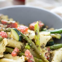 Asparagus Ravioli Pasta Salad (Hot or Cold)