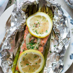 Asparagus Salmon in a Foil