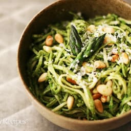 Asparagus Pesto with Pasta