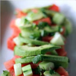 Avocado and Cucumber Salad