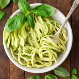 Avocado Pasta Sauce with Fresh Basil