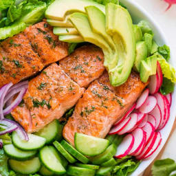 Avocado Salmon Salad Recipe