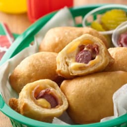 Bacon and Cheese Crescent Dogs