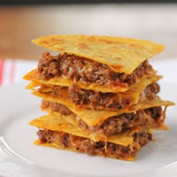 Bacon BBQ Cheeseburger Quesadillas