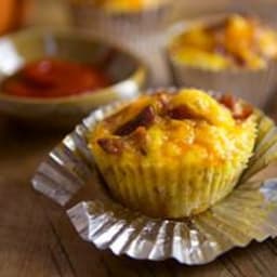 Bacon Breakfast Cupcakes