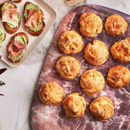 Bacon-Cheese Gougères