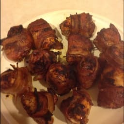 Bacon wrapped chicken