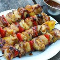 Bacon, Pineapple, Chicken Kabobs