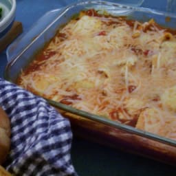 Baked Beef and Ravioli