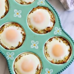 Baked Eggs in Spaghetti Squash Nests