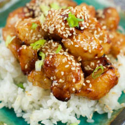 Baked Honey Sesame Chicken