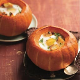 Baked Mini Pumpkin Pots