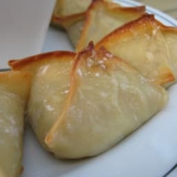 Baked Pot Stickers- Sweet Asian Dipping Sauce - Chicken Egg Roll