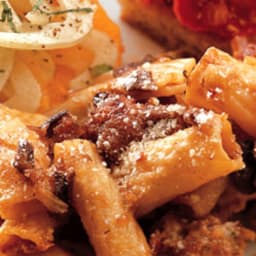 Baked Rigatoni with Sausage and Mushrooms