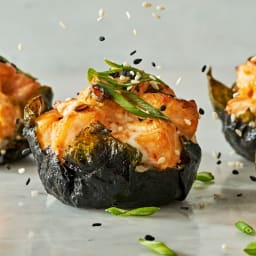 Baked Salmon Sushi Cups