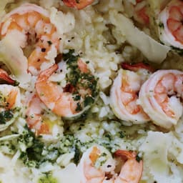 Baked Shrimp Risotto