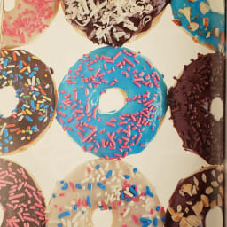Baked Sprinkle Doughnuts