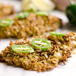 Baked Tortilla Crusted Tilapia