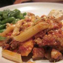 Baked Ziti with Italian Sausage