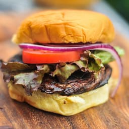 Balsamic Marinated Portobello Burgers