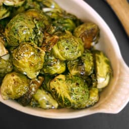 Balsamic Roasted Brussels Sprouts