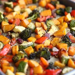 Balsamic Rosemary Roasted Vegetables (Vegan, Grain-Free)