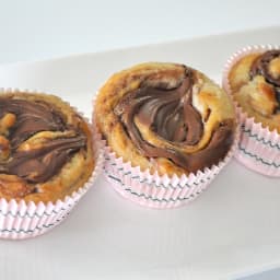 Banana and Nutella Muffins