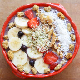 Banana Berry Smoothie Bowl