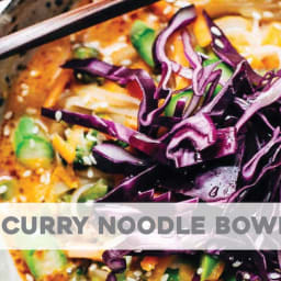 Bangkok Coconut Curry Noodle Bowls