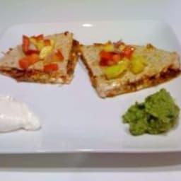 Barbeque Quesadillas with Salsa