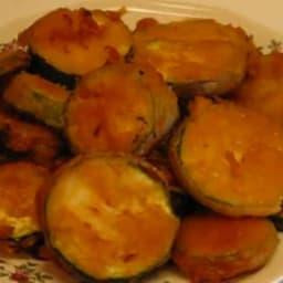 Battered Deep-fried Zucchini Rounds