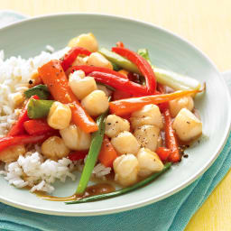 Bay Scallop Stir-Fry