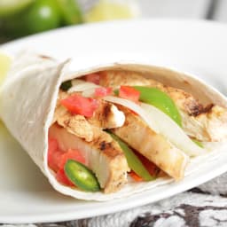 BBQ Cheddar Chicken Wraps