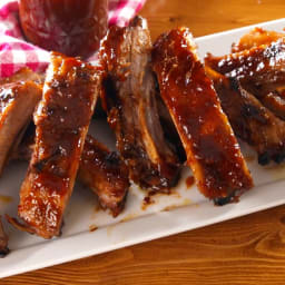 BBQ Oven-Baked Ribs