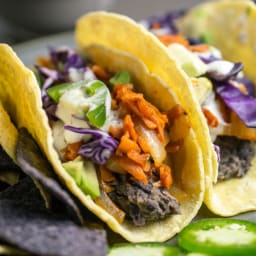 BBQ Pulled Carrot Tacos