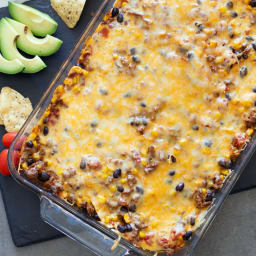Beef Enchilada Casserole