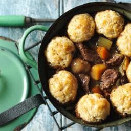 Beef stew with dumplings