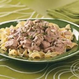 Beef Stroganoff in the Slow Cooker