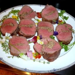 Beef Tenderloin (Filet Mignon) Stuffed with Wild Mushrooms